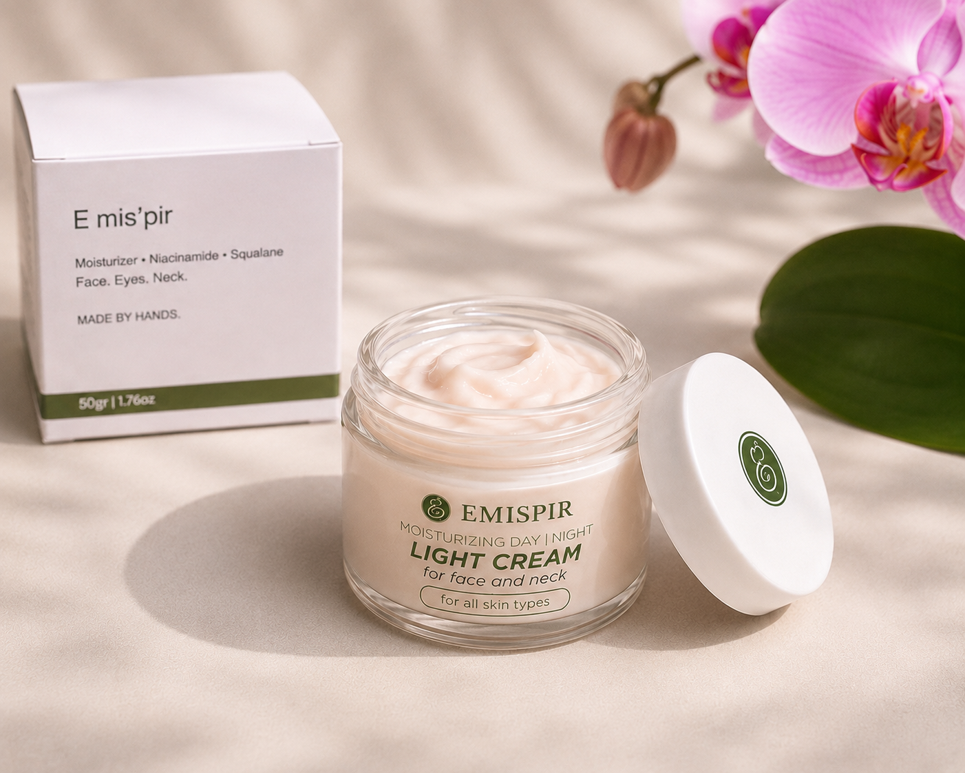 E mis'pir Light Cream for Face and Neck